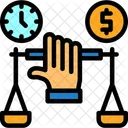 Hand Holding A Balance Scale For Negotiation Negotiation Balance Icon