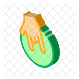 Hand Holding Ball  Icon