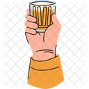 Hand Holding Beer Icon