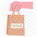 Donation Charity Hand Icon