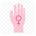 Hand Holding Women Icon
