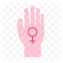 Hand Holding Women Icon