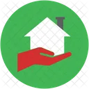 Hand Holding House Icon