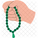 Hand Holding Prayer Beads  Icon