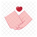 Hand Heart Gesture Icon