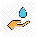Hand Holding Water Icon