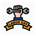 Labor Labor Day Ribbon Icon