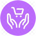 Ecommerce Hand Cart Icon