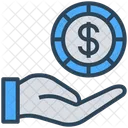 Gambling Casino Hand Icon