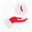 Hand Clock Time Save Icon