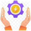 Hand Flash Repair Icon