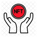 Hand Nft Blockchain Icon