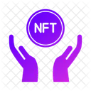 Hand Nft Blockchain Icon