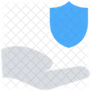 Security Hand Shield Icon