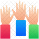 Hand Raise Person Icon