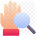 Hand Search Law Icon