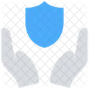 Security Hand Shield Icon