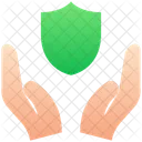 Hand Shield Protection Icon