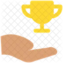 Award Hand Trophy Icon