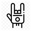 Hand Geste Bowling Symbol