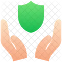 Hand Shield Protection Icon