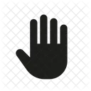 Hand Stop Wait Icon