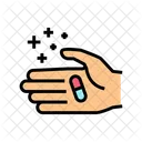 Hand Holding Homeopathy Icône