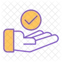 Approved Hand Finger Icon