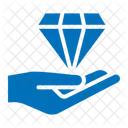 Hand Diamond Value Icon