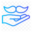 Hand Mustache Miscellaneous Icon