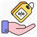 Hand in discount  Icon