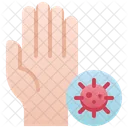 Hand infected  Icon