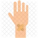 Bandage Hand Injury Icon