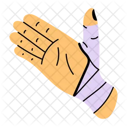 Hand Injury  Icon