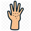Hand Line  Icon