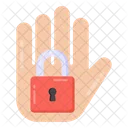 Security Hand Protection Hand Hand Lock Icon
