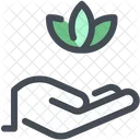 Hand lotus  Icon