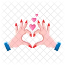 Hand Love Valentine Love Icon