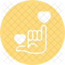 Hand Love Love Heart Icon