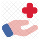 Hand Medical Gesture  Icon