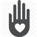 Hand Herz Liebeszeichen Symbol