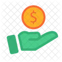 Hand Money Money Business Icon