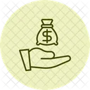 Hand Money Finance Icon