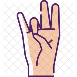 Hand Mudra  Icon