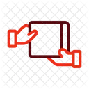 Hand Over Package Box Logistics Icon