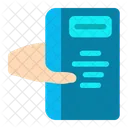 Hand Over Library Book Icon