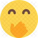 Hand Over Mouth Icon