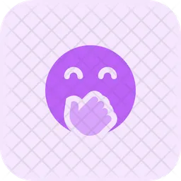 Hand Over Mouth Emoji Icon