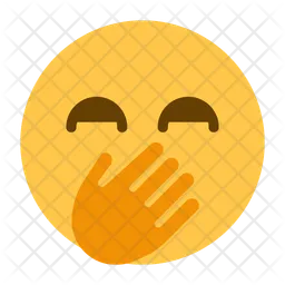 Hand Over Mouth Emoji  Icon
