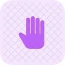 Hand Palm Index Finger Hand Gesture Icon